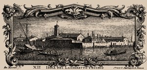 Venedik Isolario, XII. Lazzaretto Vecchio Adası, 1777.