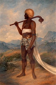 Fiji Adamı, yaklaşık 1893. by Antonio Zeno Shindler