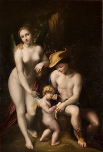 Venüs ile Merkür ve Aşk Tanrısı, Aşk Okulu, Antonio da Correggio, Chenonceau Şatosu