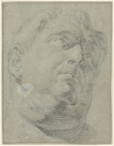 Presunto Vitellio'nun antik Roma mermeri büstü by Antonio da Cremona