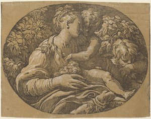 Güllü Bakire by Antonio da Trento after Parmigianino