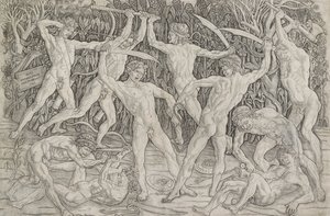 Çıplak Erkekler Savaşı, c1470-1475 by Antonio Pollaiuolo