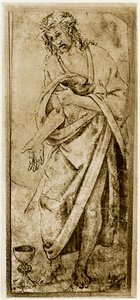 İsa ve Kadeh, 1913. by Antonio Pollaiuolo