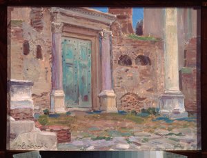 Le Temple de Janus a Rome (İtalya) (Roma