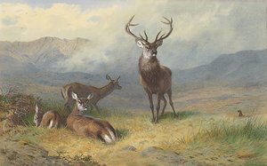 Glen Hükümdarı by Archibald Thorburn