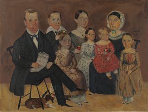 John J. Wagner Aile Portresi by Archie Thompson