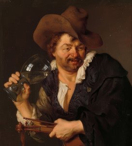 Neşeli Fiddler. 1660-80