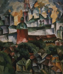 Trinity-Sergius-Manastırı ile Manzara, 1920