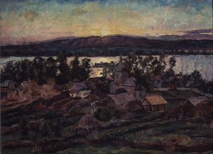 Gün batımı, 1928 by Aristarkh Vasilievic Lentulov