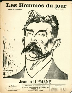 Siyah Beyaz Hiciv “Günün Adamları”nın Kapağı by Aristide Delannoy