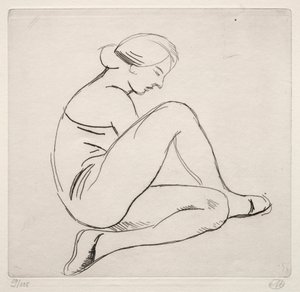 Oturan Kadın by Aristide Maillol