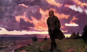 Arkady Alexandrovich Rylov'un "Lenin a Razliv" tablosu