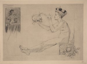coquetry by Armand Rassenfosse