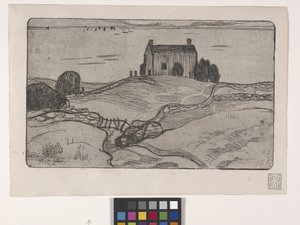 La Maison Du Pendu (Asılan Adamın Evi) (gravür) by Armand Séguin
