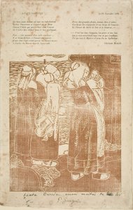 Bebekli Üç Breton Kadın by Armand Séguin