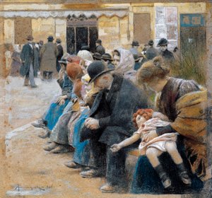 Göçmenler, yazan Arnaldo Ferraguti (1862-1925)