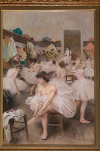 Kadın dansçılar (pastel)