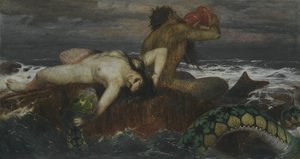 Almanca: Triton und Nereïde Triton ve Nereid by Arnold Böcklin