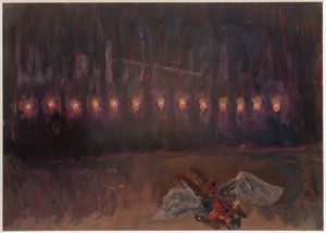 Şanslı el (1. resim) by Arnold Schönberg