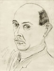 kendi portre by Arnold Schönberg