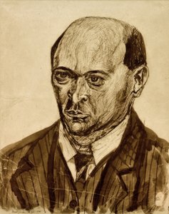 kendi kendine portre by Arnold Schönberg