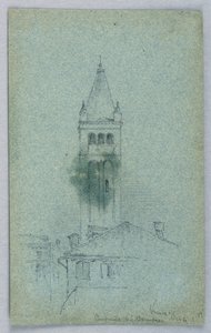 Campanile of St. Barnabas, Venedik by Arnold William Brunner