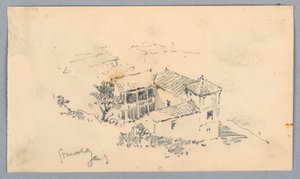 Avlu, Granada by Arnold William Brunner