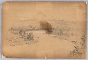 Delaware Nehri, Milford, Pa. by Arnold William Brunner