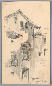 Granada'da ev by Arnold William Brunner