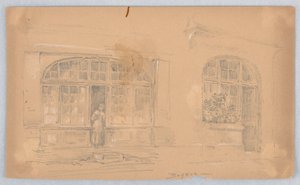 Bayeux'da eskiz by Arnold William Brunner