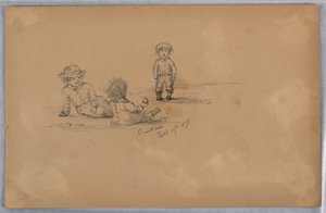 Üç Çocuk Kroki by Arnold William Brunner