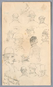 Montreal Teknesinde İnsan Skeçleri by Arnold William Brunner