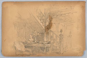 Merdiven—Mossley Salonu by Arnold William Brunner