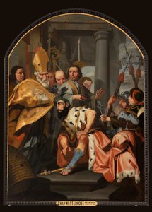 Parish kilisesi (Bizim Leydi Bölge Kilisesi). İç mekan. tablo. Arnold Van Westerhout