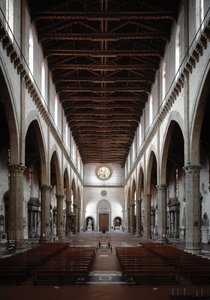 Rönesans: Arnolfo di Cambio (1245-1302 / 1310) tarafından tasarlanan Santa Croce Bazilikası