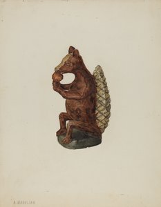 Pa. Alman Sincap Figürü by Arsen Maralian