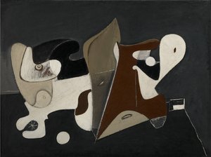 Nighttime, Enigma and Nostalgia, c.1933-34 (panele monte edilmiş tuval üzerine yağlı boya)