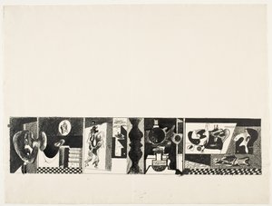İsimsiz, c.1931/32 (grafit kalem üzerine kalem ve mürekkep) by Arshile Gorky