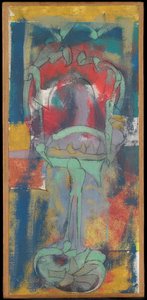 İsimsiz, c.1946 (tuval üzerine yağlıboya) by Arshile Gorky