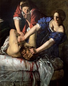 Judith ve Holofernes (panel) by Artemisia Gentileschi