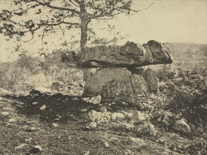 Dolmen, Cap del Puetch, Ariège, Fransa by Arthur A. Taylor