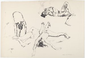 ıstırap içindeki erkekler by Arthur B. Davies
