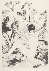 Üç Akrobat by Arthur B. Davies