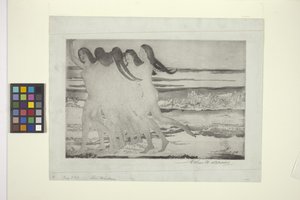 Deniz Bakireleri (dağlama ve aquatint) by Arthur Bowen Davies