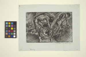 Ayaklanma (gravür ve aquatint) by Arthur Bowen Davies