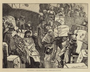 Grafik Amerika, Biniş by Arthur Boyd Houghton
