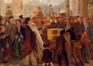 Gönüllüler yürüyüş yapıyor by Arthur Boyd Houghton