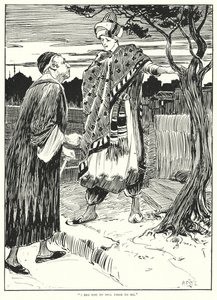 "Onları bana satman için yalvarıyorum" (gravür) by Arthur David McCormick