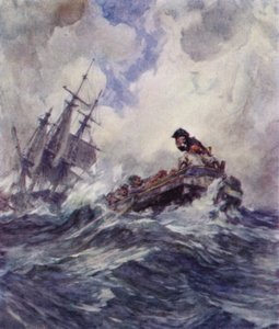 Teğmen Nelson bir fırtınada ödüle biniyor by Arthur David McCormick