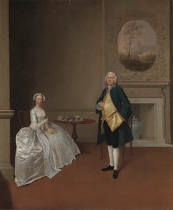 Bay ve Bayan Hill by Arthur Devis